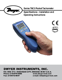 Thumbnail of document Manual - TAC3 Pocket Tachometer